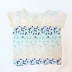 Gymboree Multicolor Polka Dot Girls 12-18 Months Short Sleeve T-shirt
